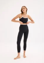 Bia Studios 90s Sport Bra in Black – retro-inspired women's sports bra UAE
