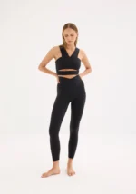 Bia Studios Editors Full Length Leggings in Black – minimalist women's leggings Dubai